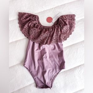 Beans new with tags lace bodysuit kids ( baileys blossoms)